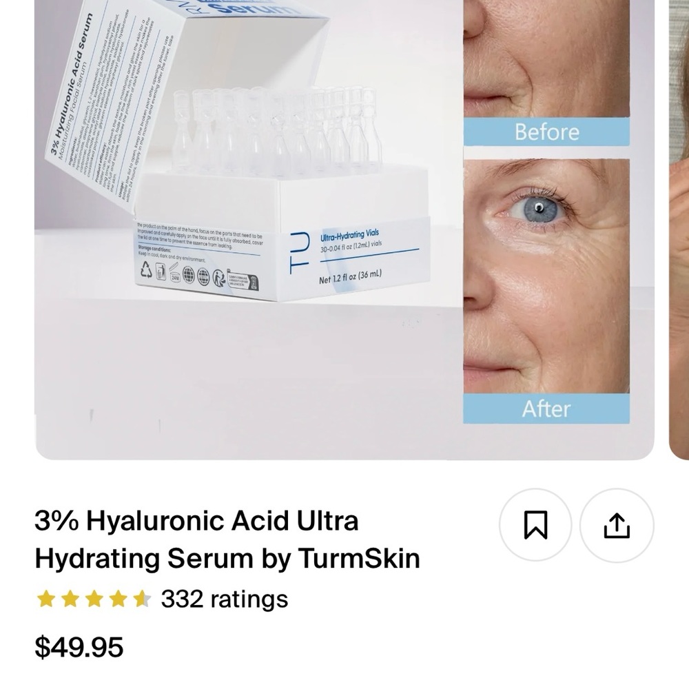 Ultra-Hydrating Hyaluronic Acid Serum - White